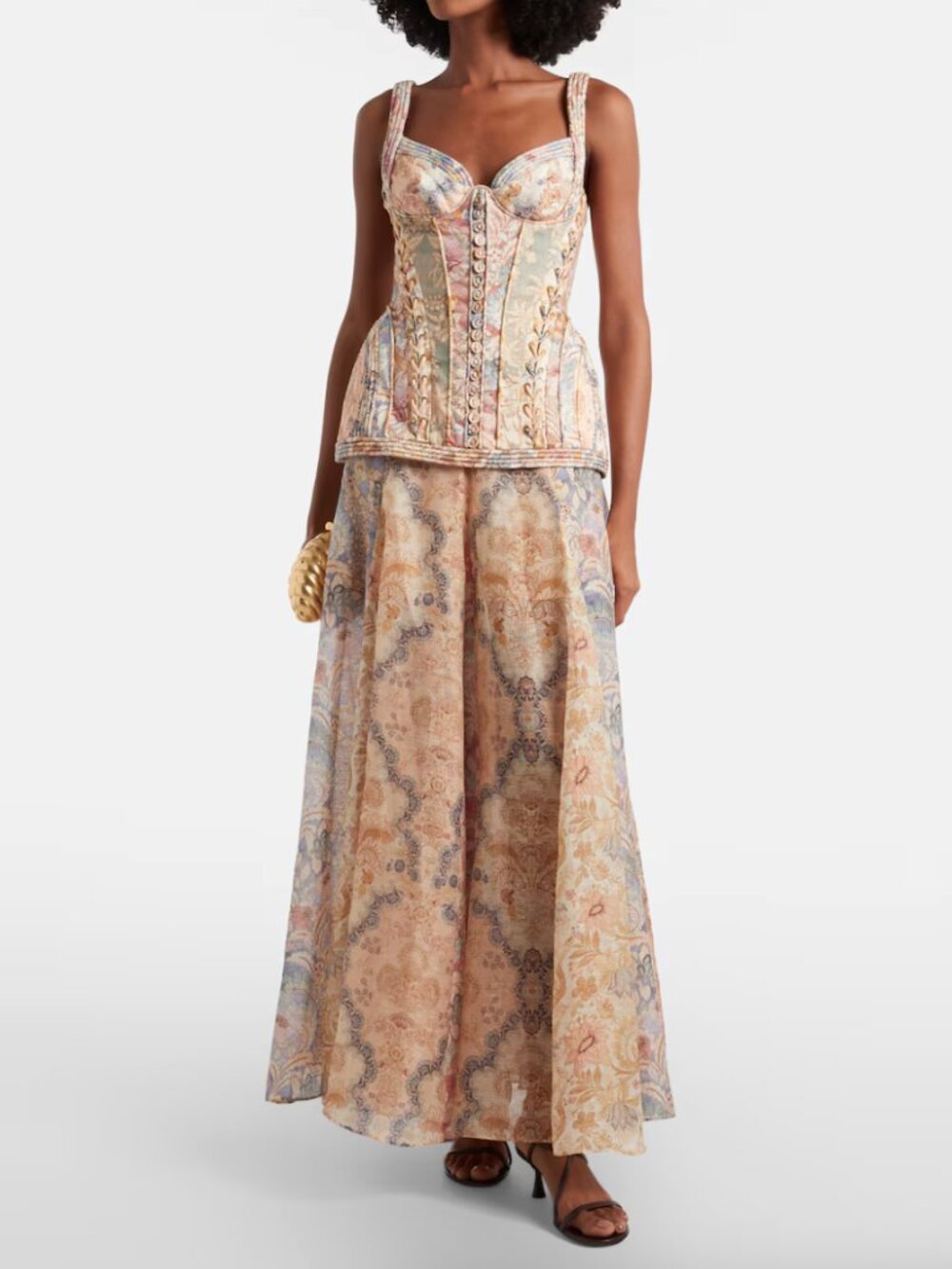 Zimmermann Rebellion floral linen gown